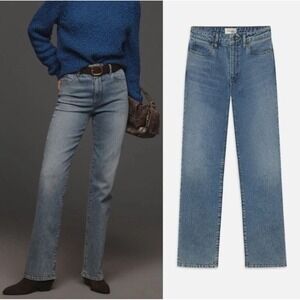 Frame Denim Womens Ruler High Waist Straight Leg Indio Jeans Sz 32